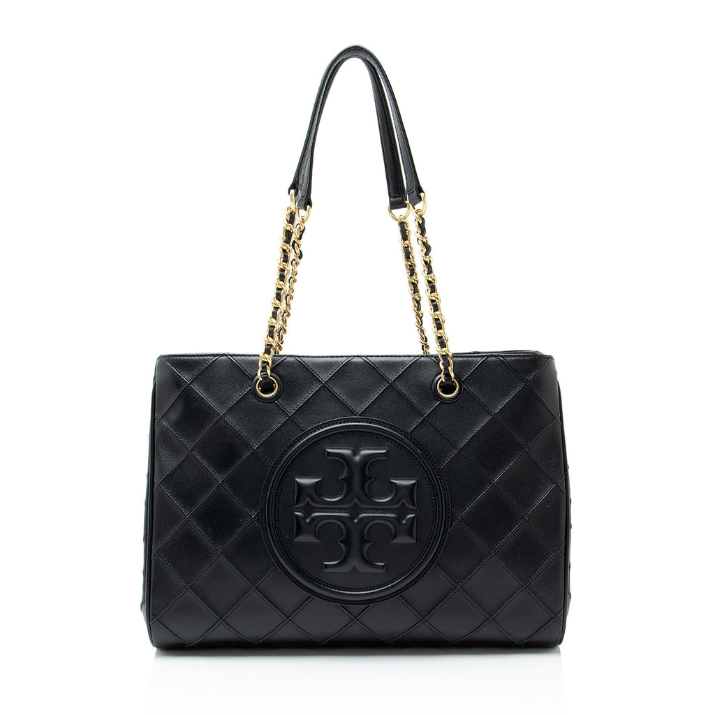 Tory Burch Quilted Leather Fleming Soft Tote