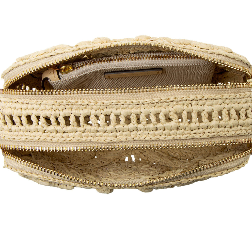 Tory Burch Raffia Miller Mini Crossbody