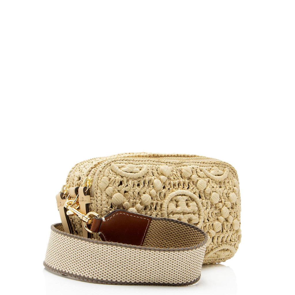 Tory Burch Raffia Miller Mini Crossbody
