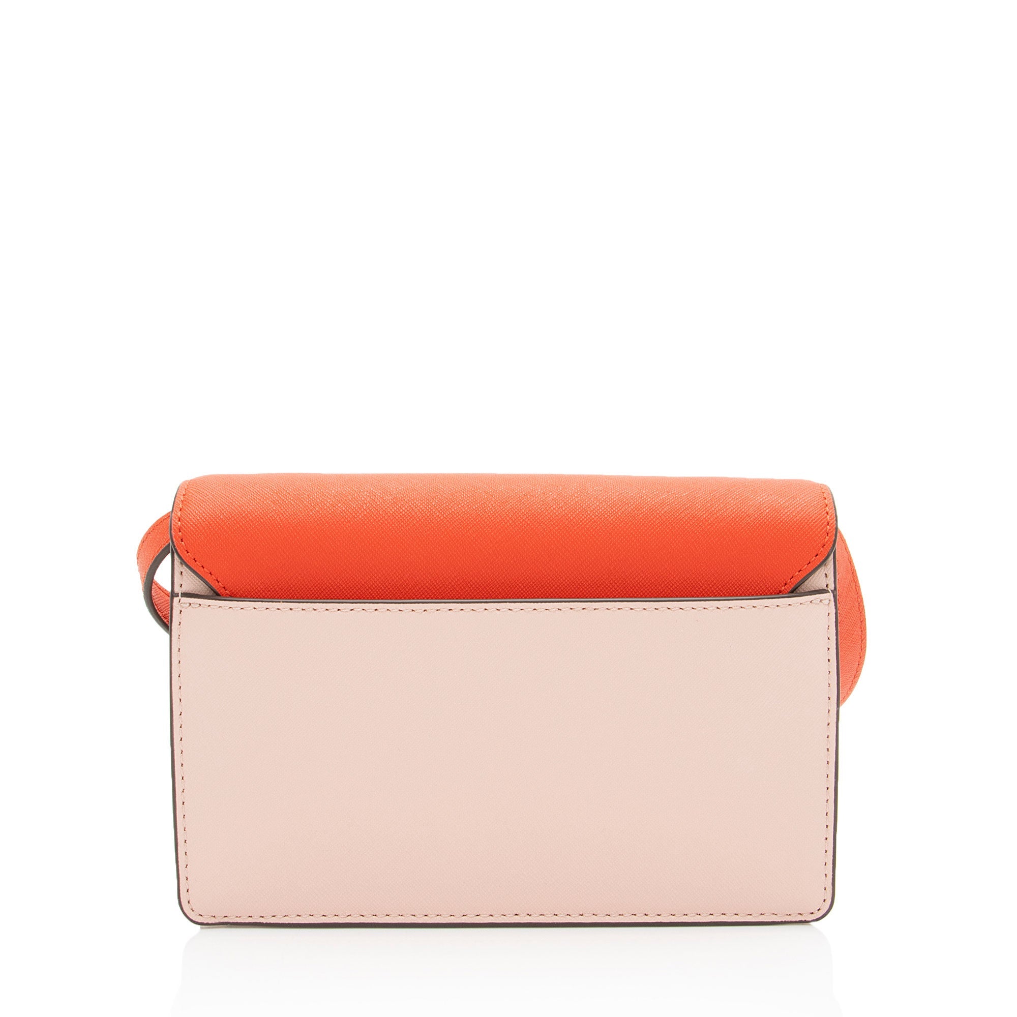 Tory Burch Saffiano Leather Color Block Emerson Shoulder Bag