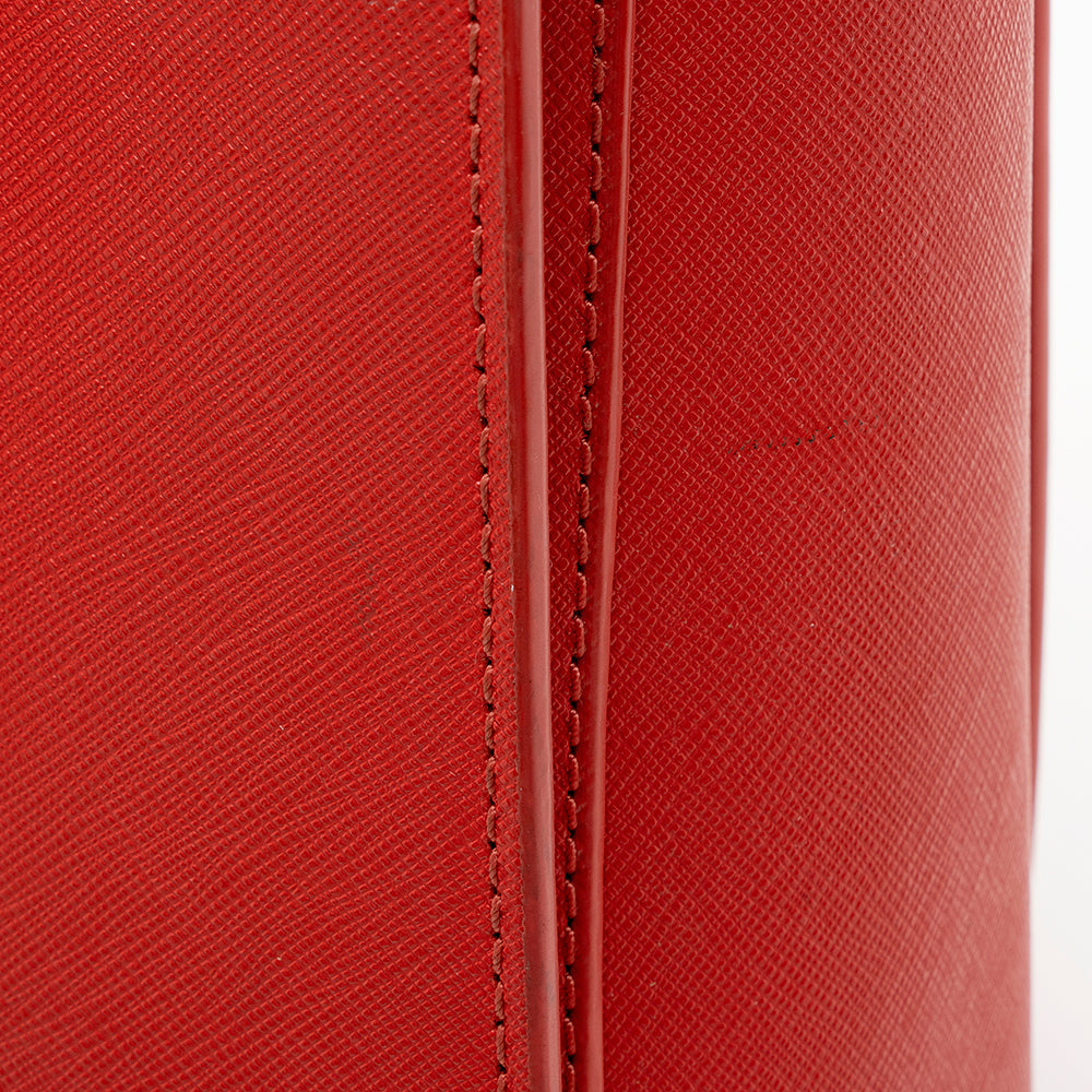 Tory Burch Saffiano Leather Mini Convertible Tote (SHF-15746)