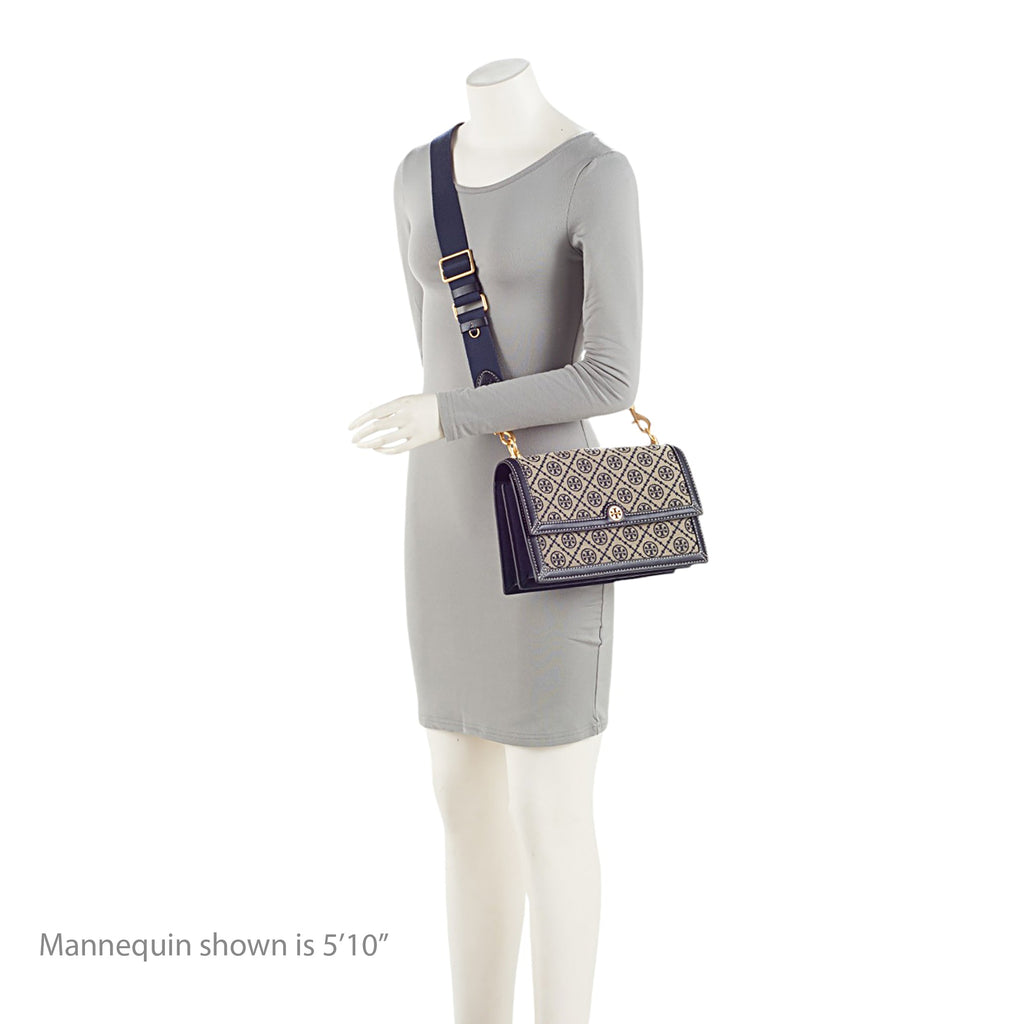 Tory Burch T Monogram Canvas Medium Crossbody