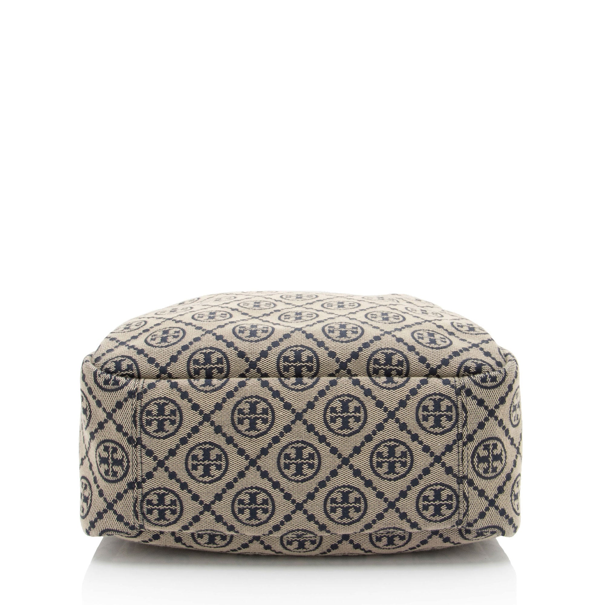 Tory Burch T Monogram Canvas Romy Bucket Bag