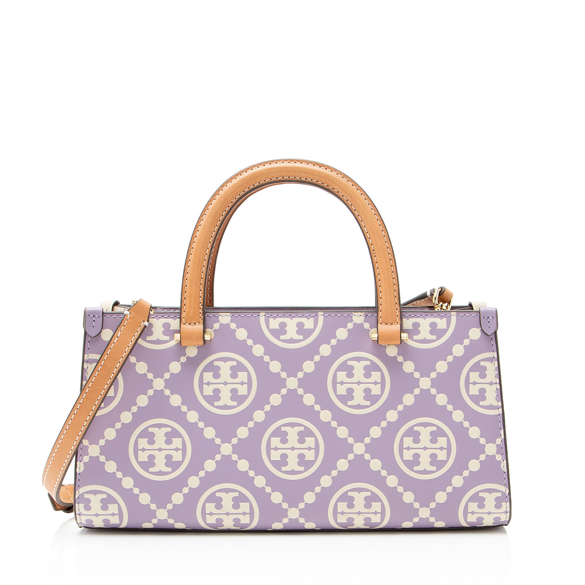 Tory Burch T Monogram Embossed Leather E/W Tote