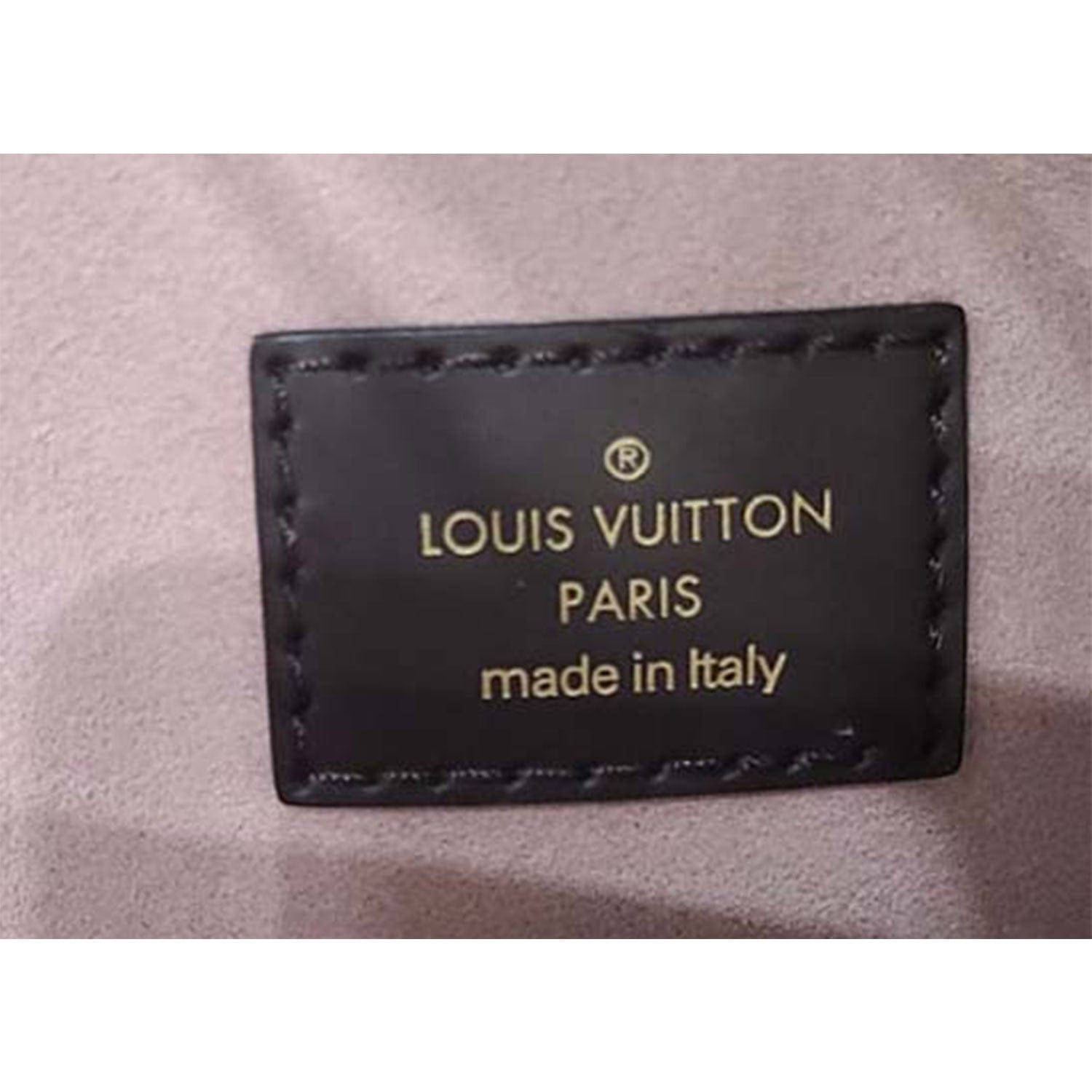 LOUIS VUITTON Brittany Damier Ebene Shoulder Bag Brown