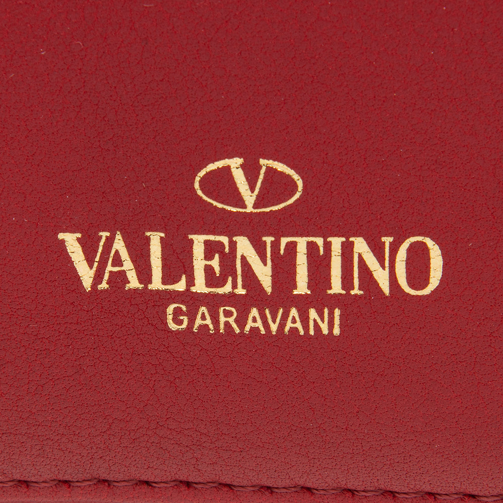 Valentino Calfskin Bloomy Mini Shoulder Bag (SHF-12181)
