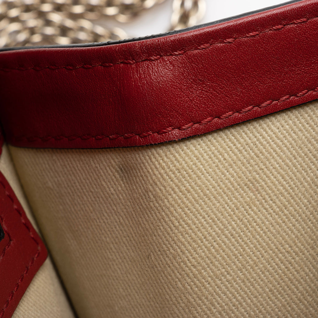 Valentino Calfskin Glam Lock Small Shoulder Bag (SHF-22684)