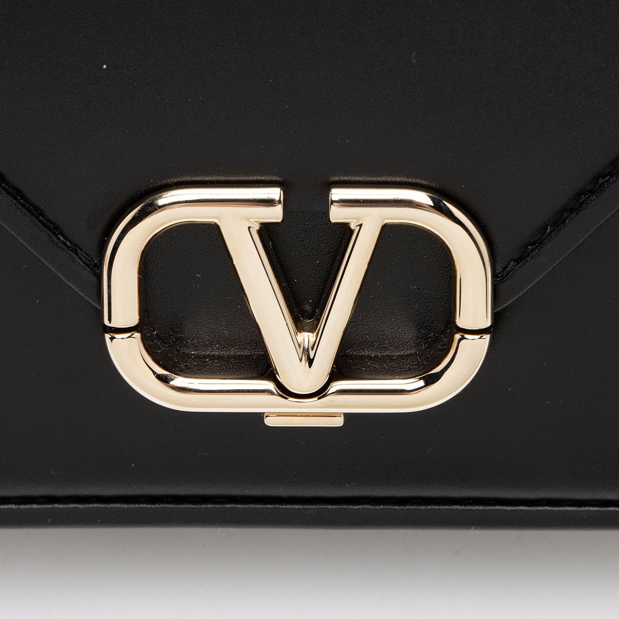 Valentino Calfskin Letter Small Shoulder Bag