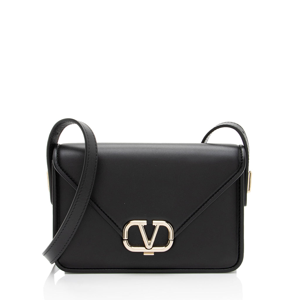 Valentino Calfskin Letter Small Shoulder Bag