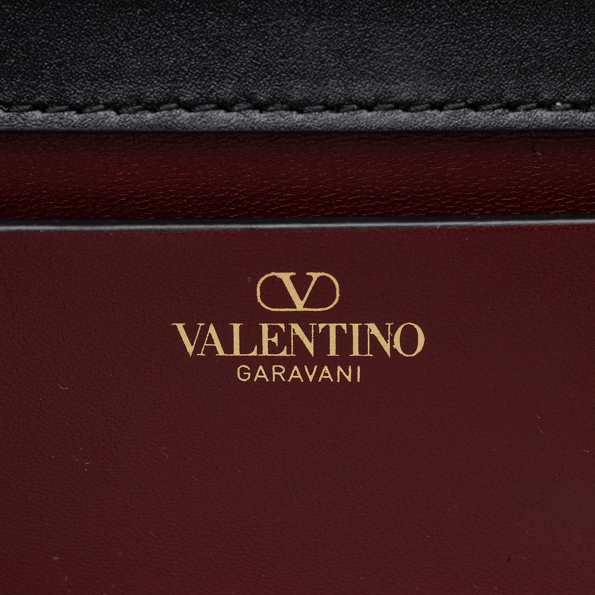 Valentino Calfskin Letter Small Shoulder Bag