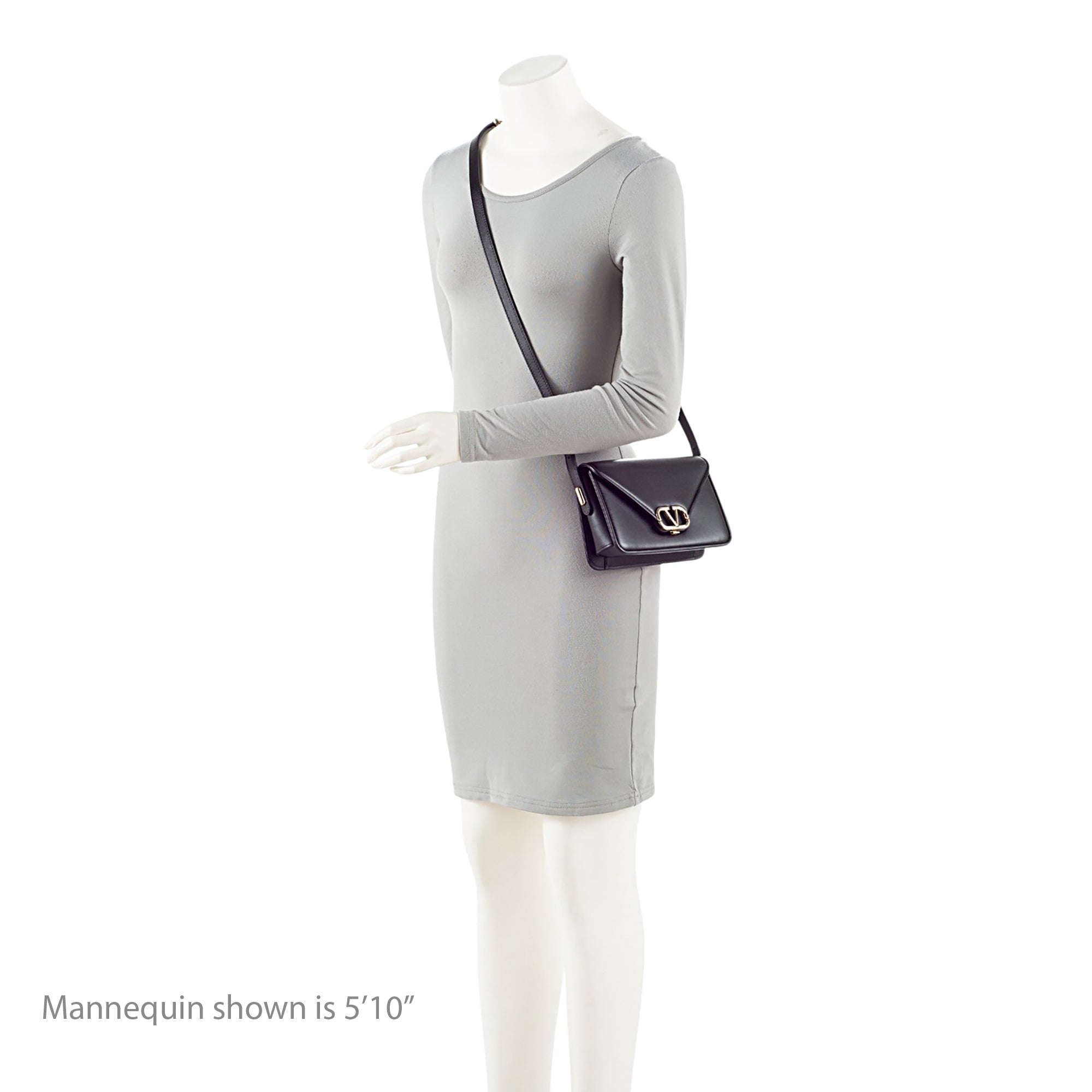 Valentino Calfskin Letter Small Shoulder Bag