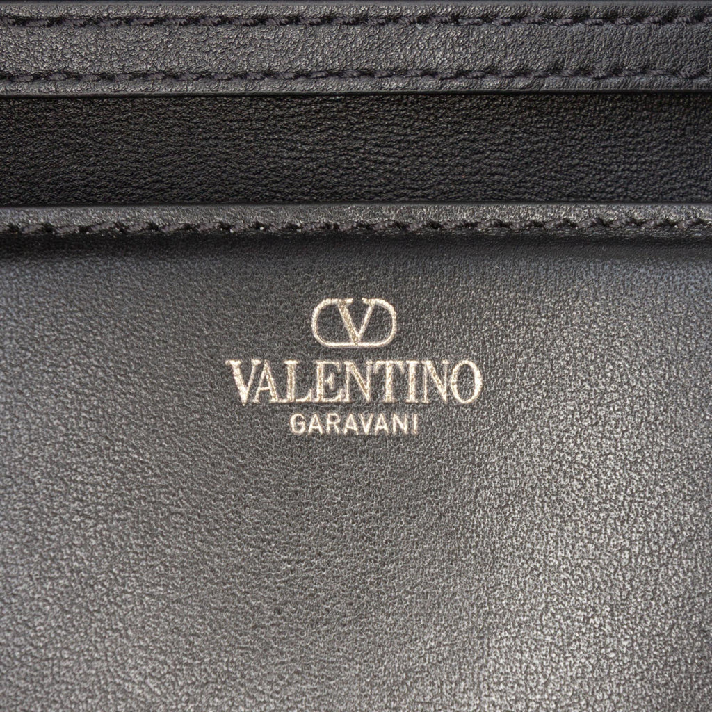 Valentino Calfskin Logo Flap Satchel