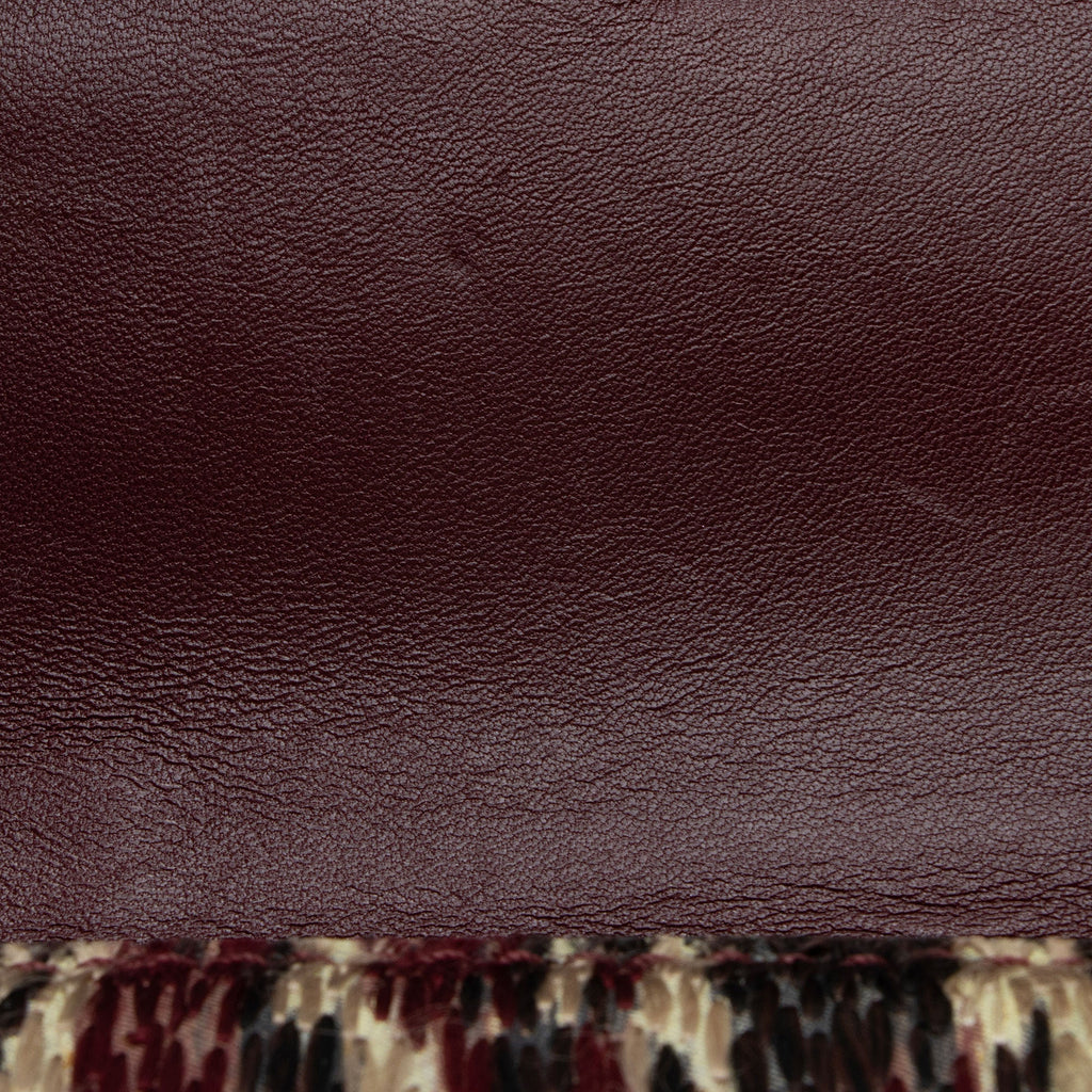 Valentino Calfskin Painted Feathers Glam Lock Small Shoulder Bag (SHF-swe4xg)