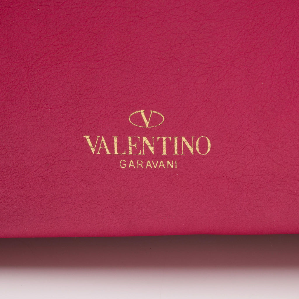 Valentino Calfskin Rockstud Double Handle Medium Tote