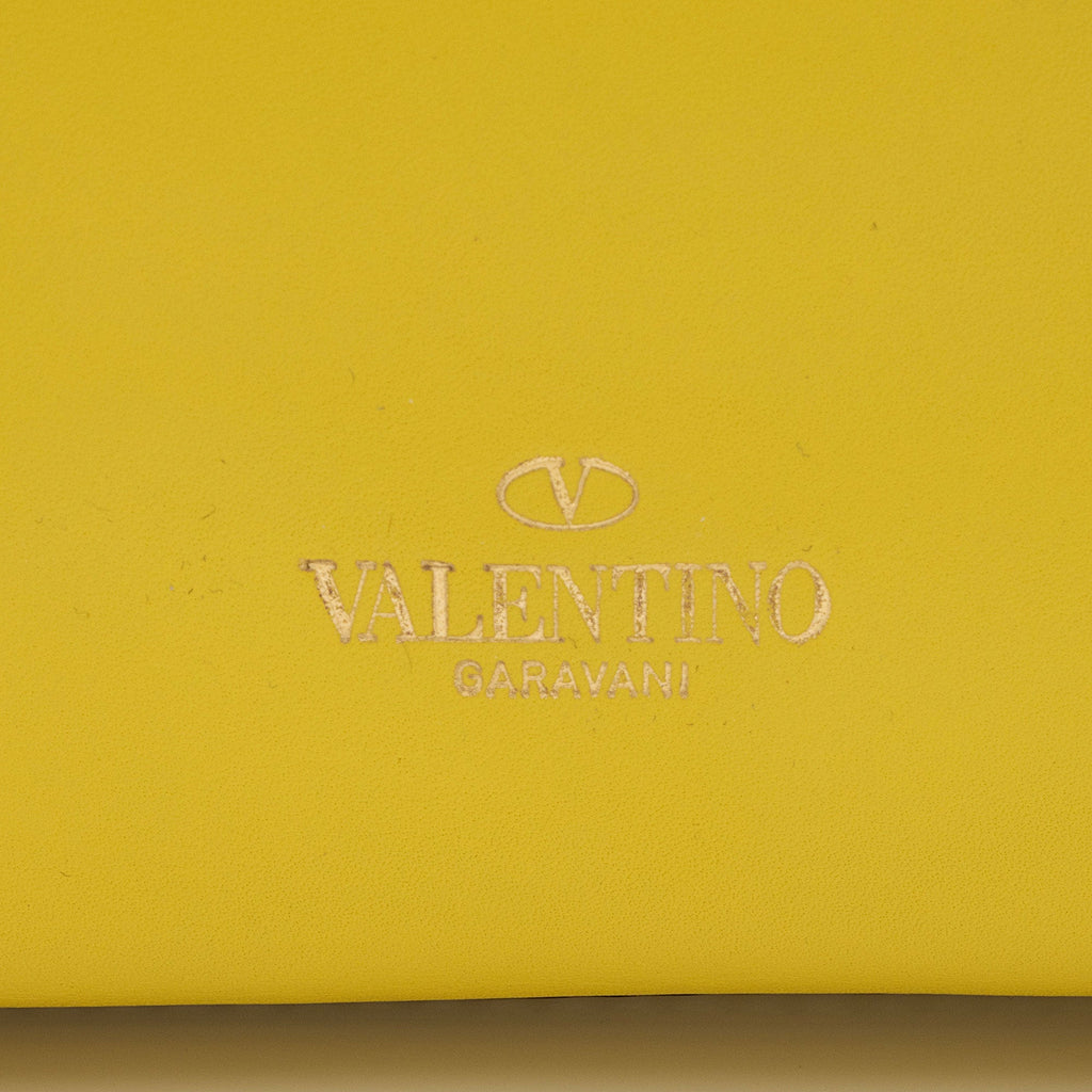 Valentino Calfskin Rockstud Double Handle Mini Tote (SHF-8c9L8s)
