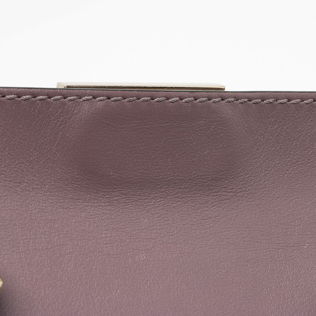 Valentino Calfskin Rockstud Double Handle Small Tote (SHF-twHMYA)