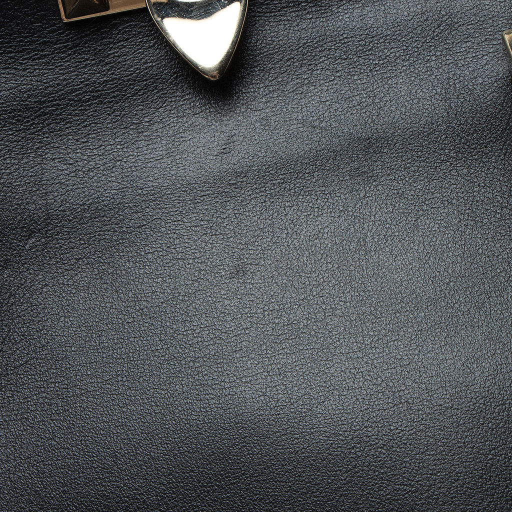 Valentino Calfskin Rockstud Double Handle Small Tote