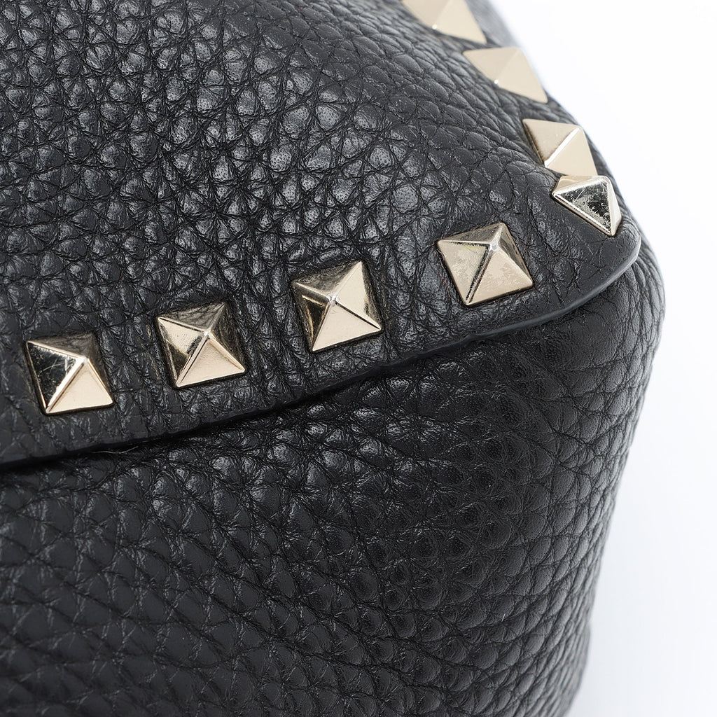 Valentino Calfskin Rockstud Large Messenger Bag (SHF-TuxJL8)