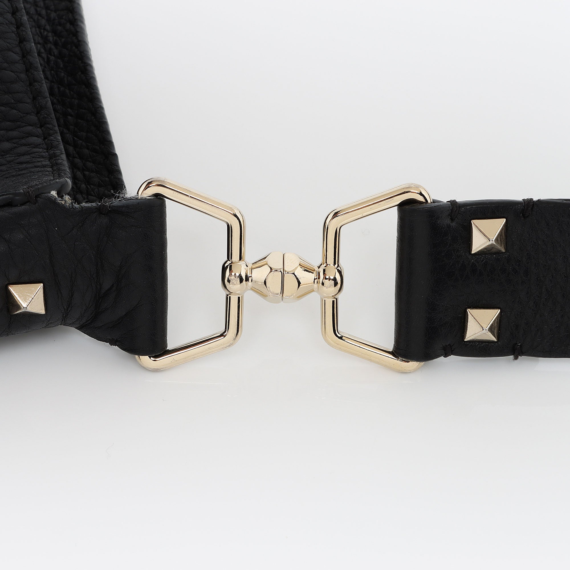 Valentino Calfskin Rockstud Large Messenger Bag (SHF-TuxJL8)