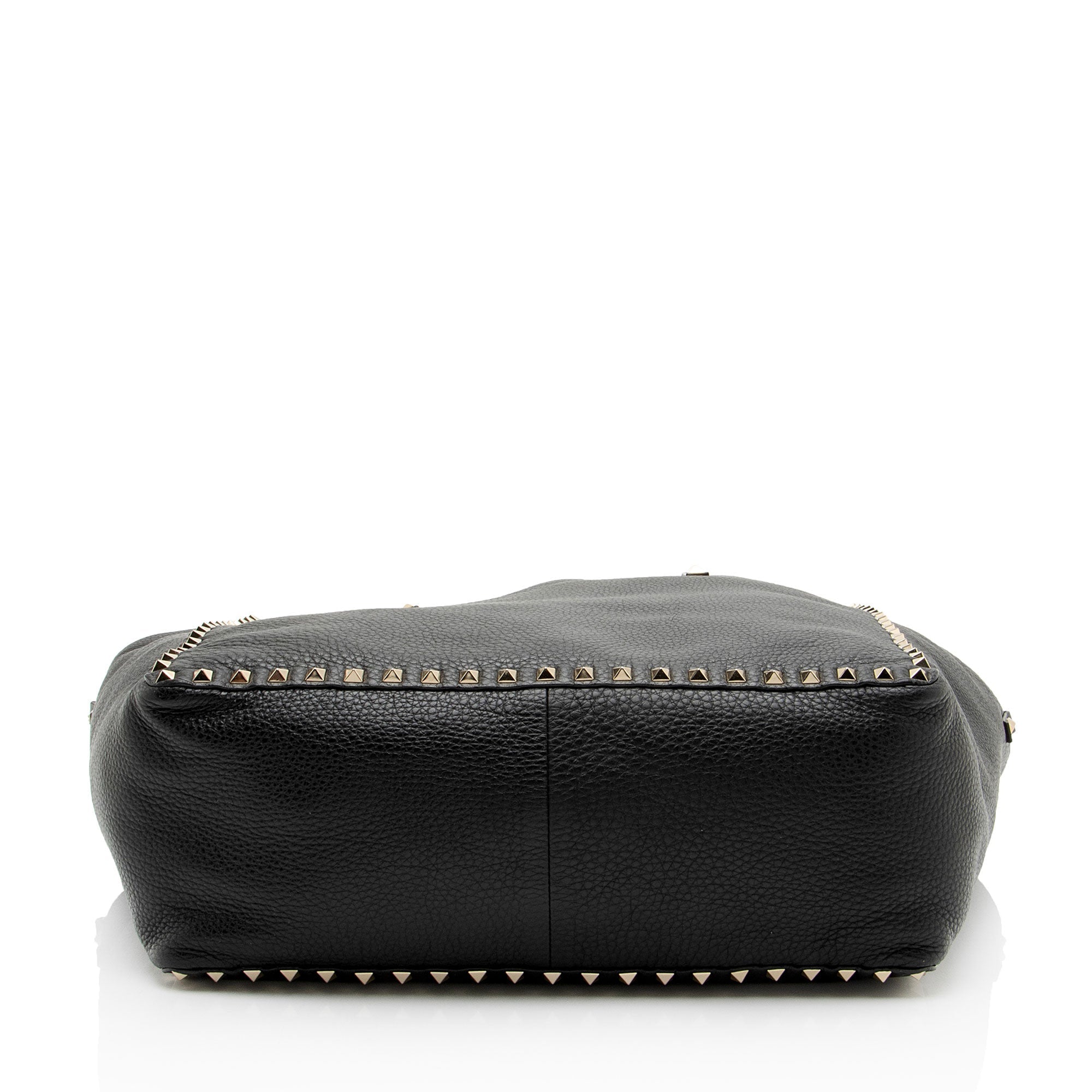 Valentino Calfskin Rockstud Medium Reversible Tote