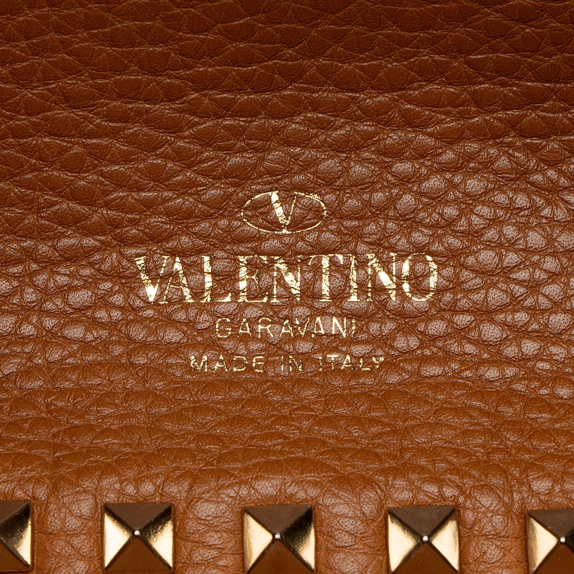 Valentino Calfskin Rockstud Medium Reversible Tote