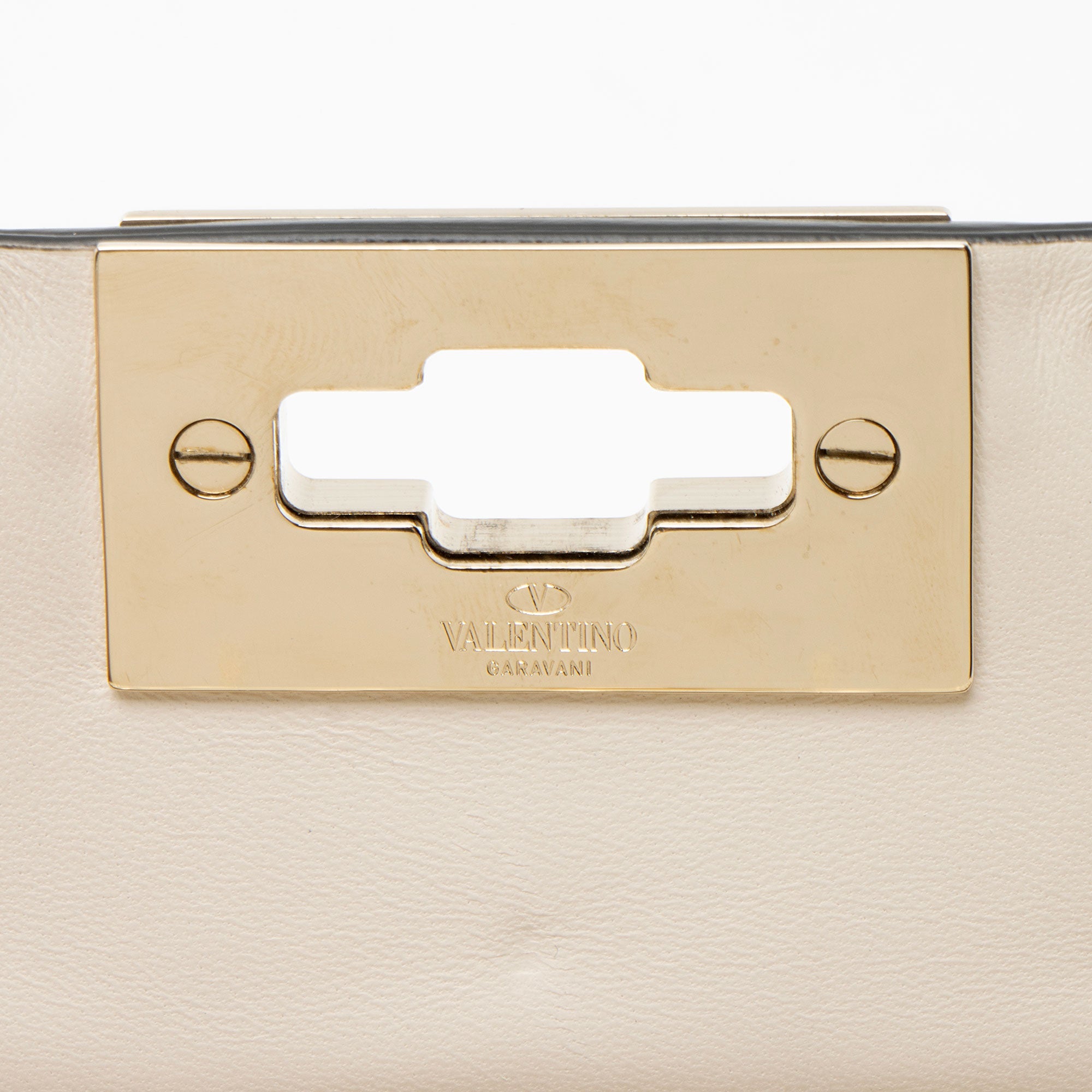 Valentino Calfskin Rockstud Spike Up Chain Small Shoulder Bag