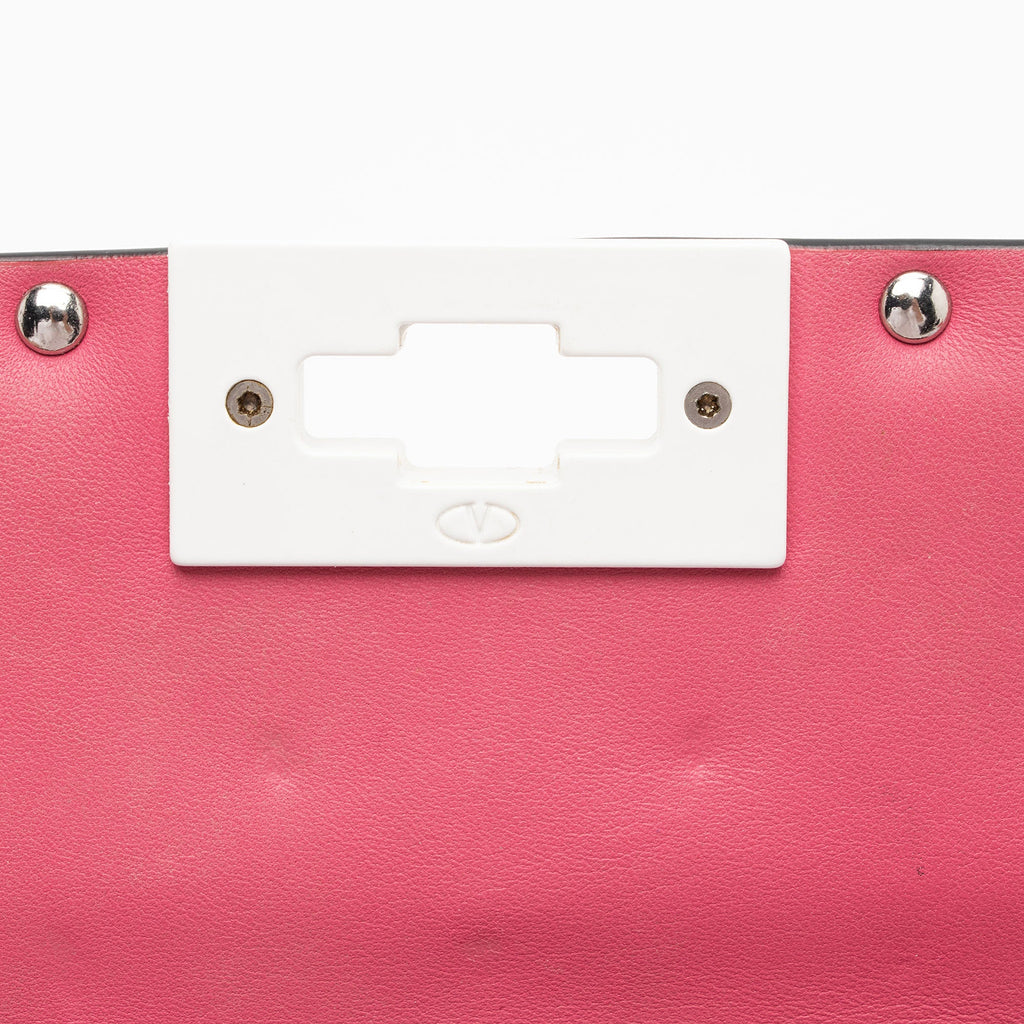 Valentino Calfskin Rockstud Spike Up Shoulder Bag (SHF-FvKLYe)