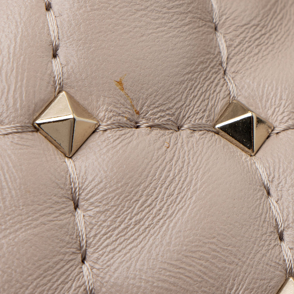 Valentino Calfskin Rockstud Spike Up Shoulder Bag