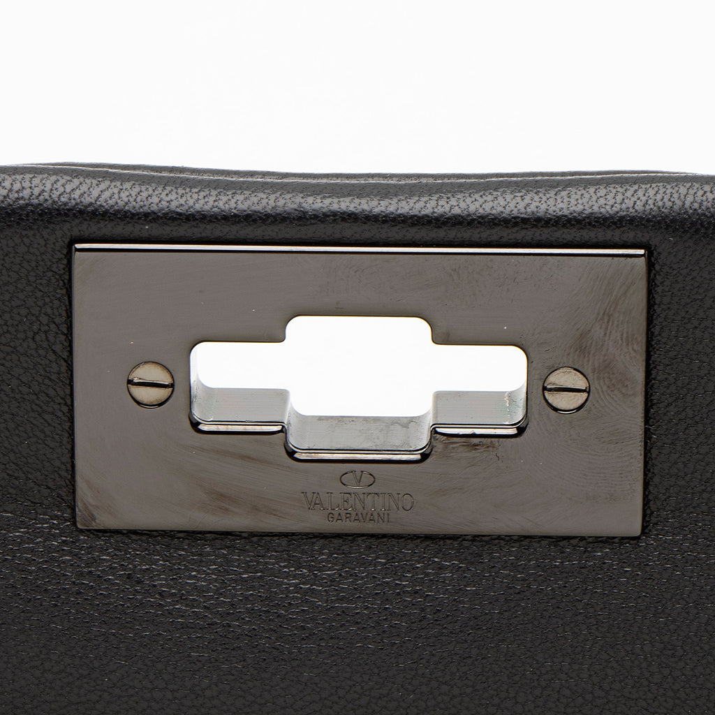 Valentino Calfskin Roman Stud Small Shoulder Bag