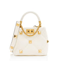 Valentino Calfskin Roman Stud The Handle Small Top Handle