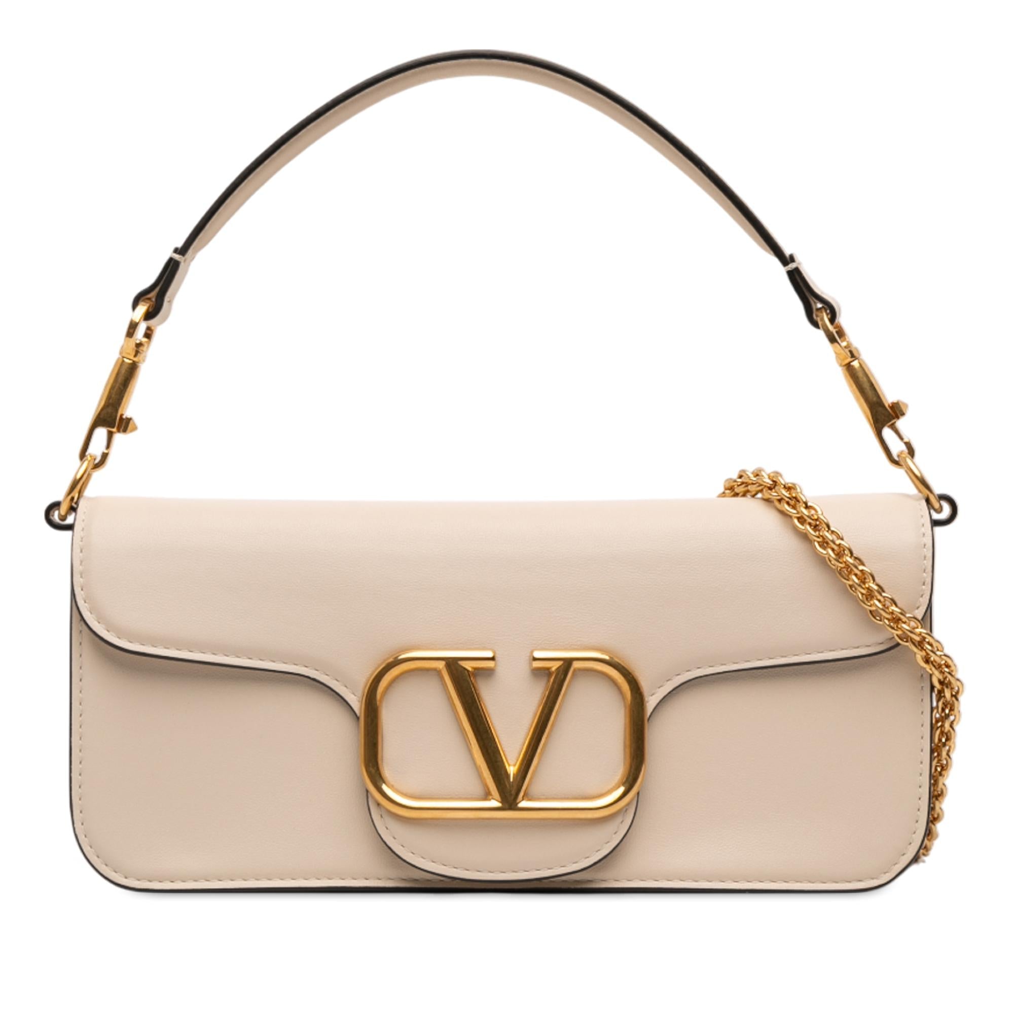 Valentino Calfskin VLogo Loco Satchel
