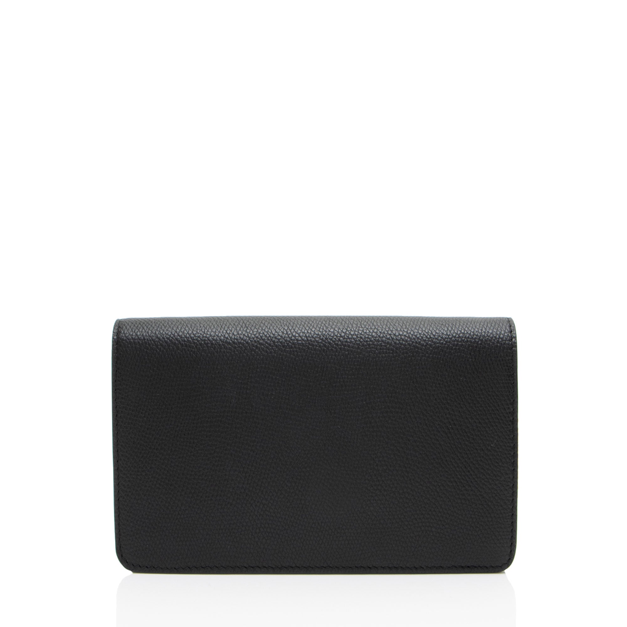 Valentino Calfskin VLogo Wallet on Chain