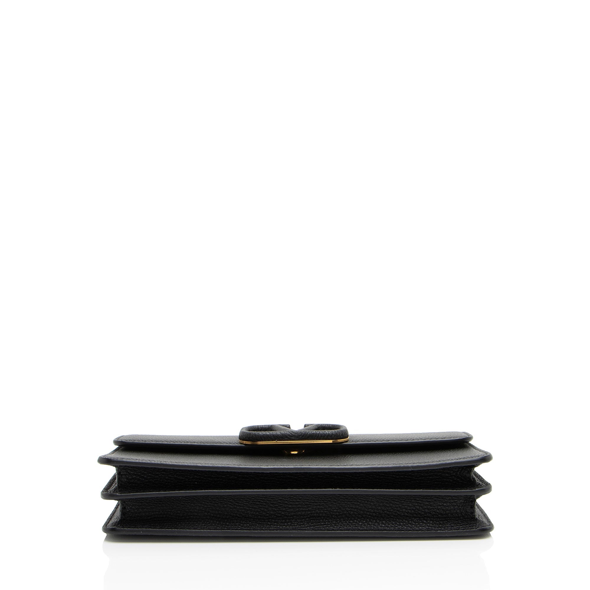 Valentino Calfskin VLogo Wallet on Chain