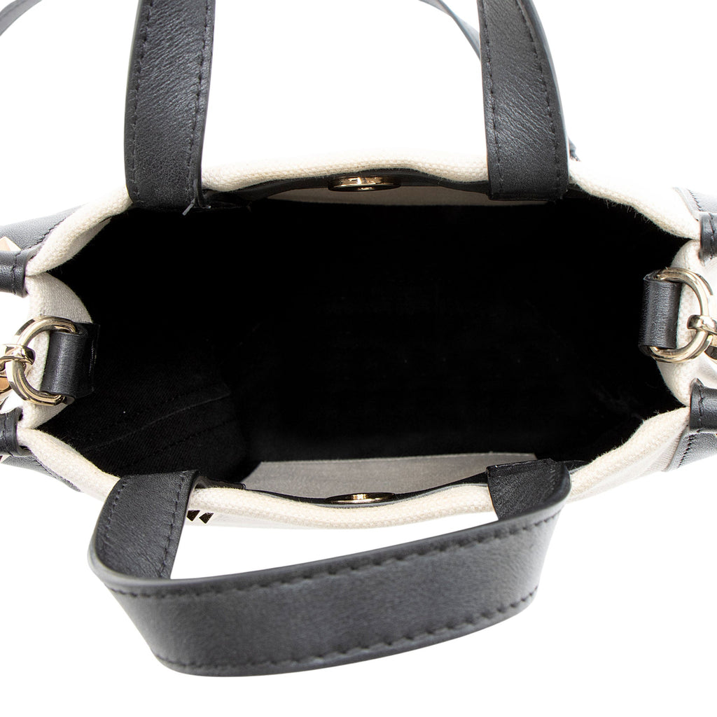 Valentino Canvas Rockstud VLTN Grande Plage N/S Mini Tote