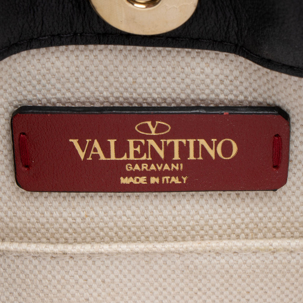 Valentino Canvas Rockstud VLTN Grande Plage N/S Mini Tote
