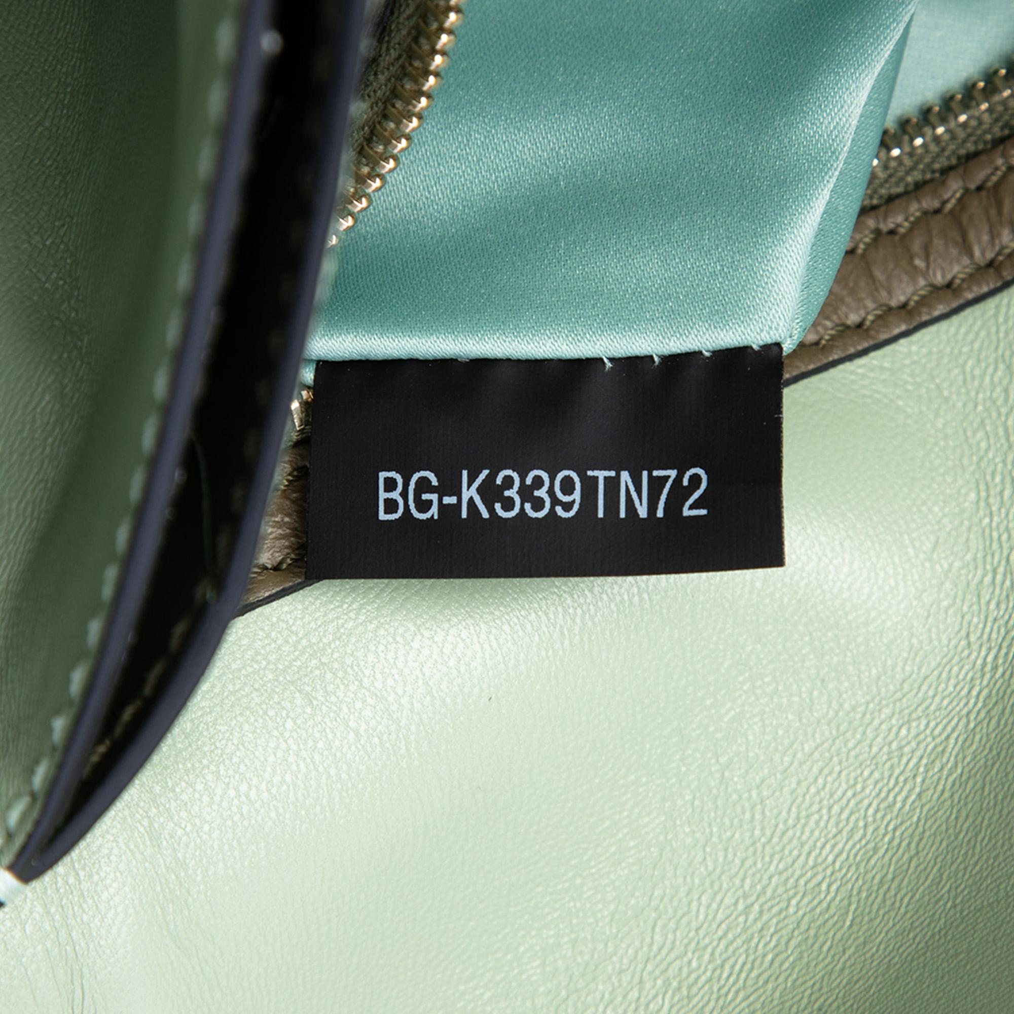 Valentino Canvas and Nappa Camouflage Rockstud Wristlet Clutch