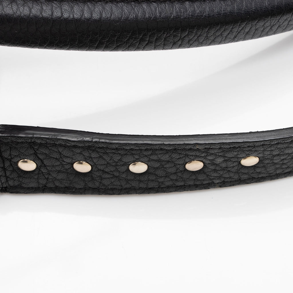 Valentino Grained Calfskin Rockstud Twiny Top Handle