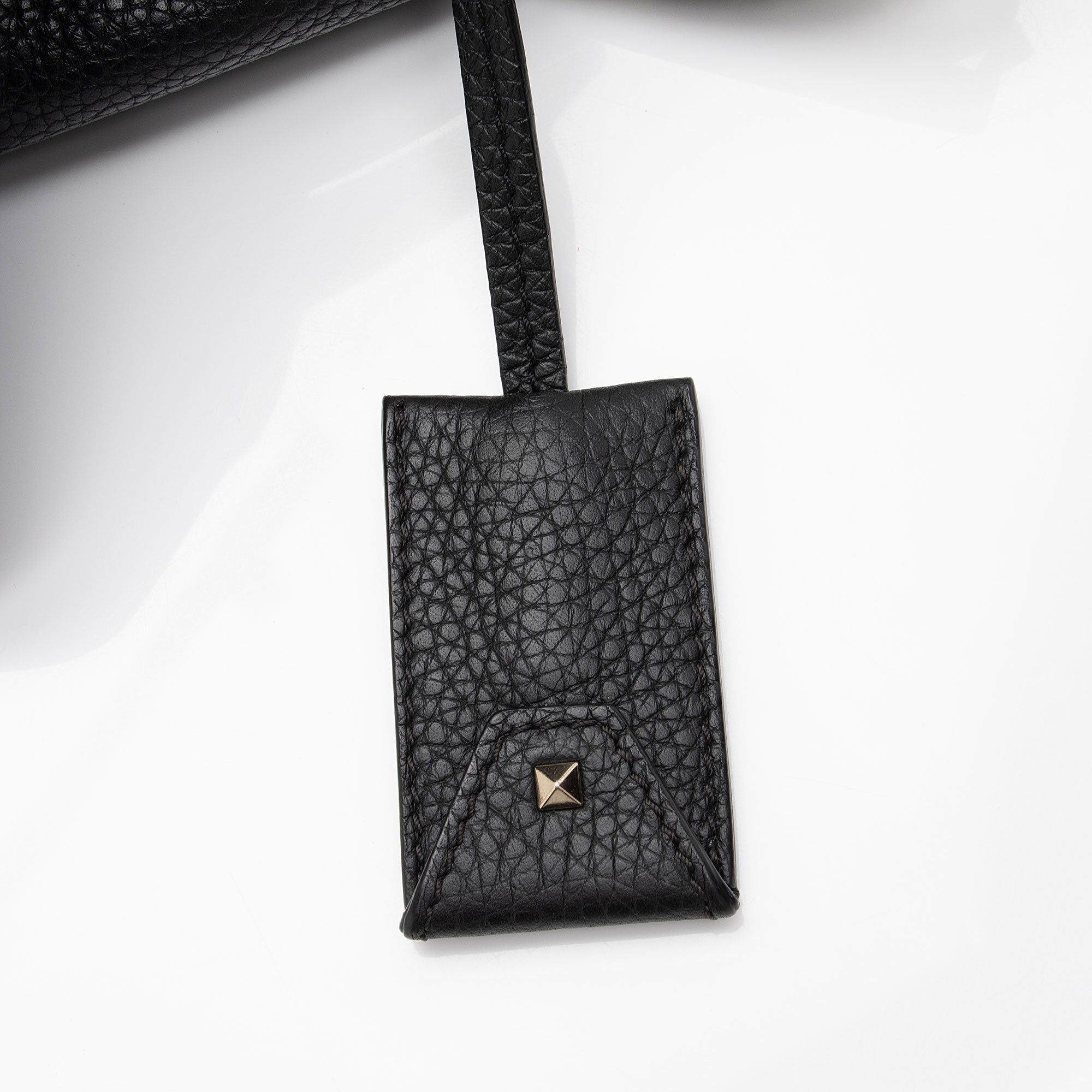 Valentino Grained Calfskin Rockstud Twiny Top Handle