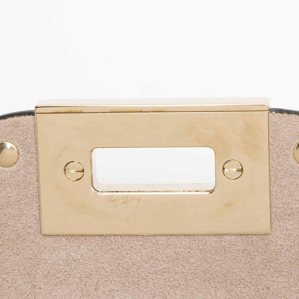 Valentino Grainy Calfskin Rockstud Flap Small Crossbody (SHF-yYGh00)