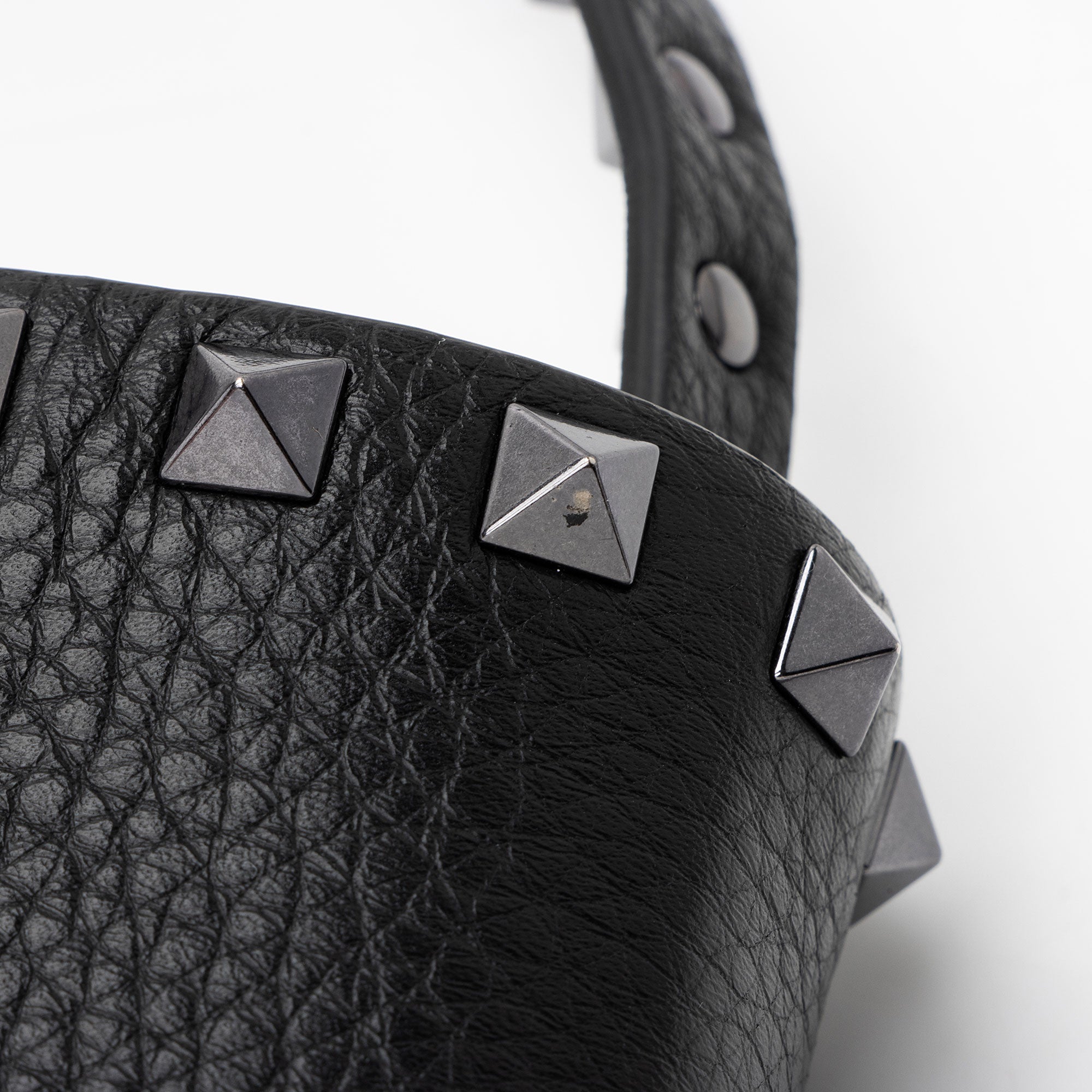Valentino Grainy Calfskin Rockstud Flip Lock Flap Small Crossbody