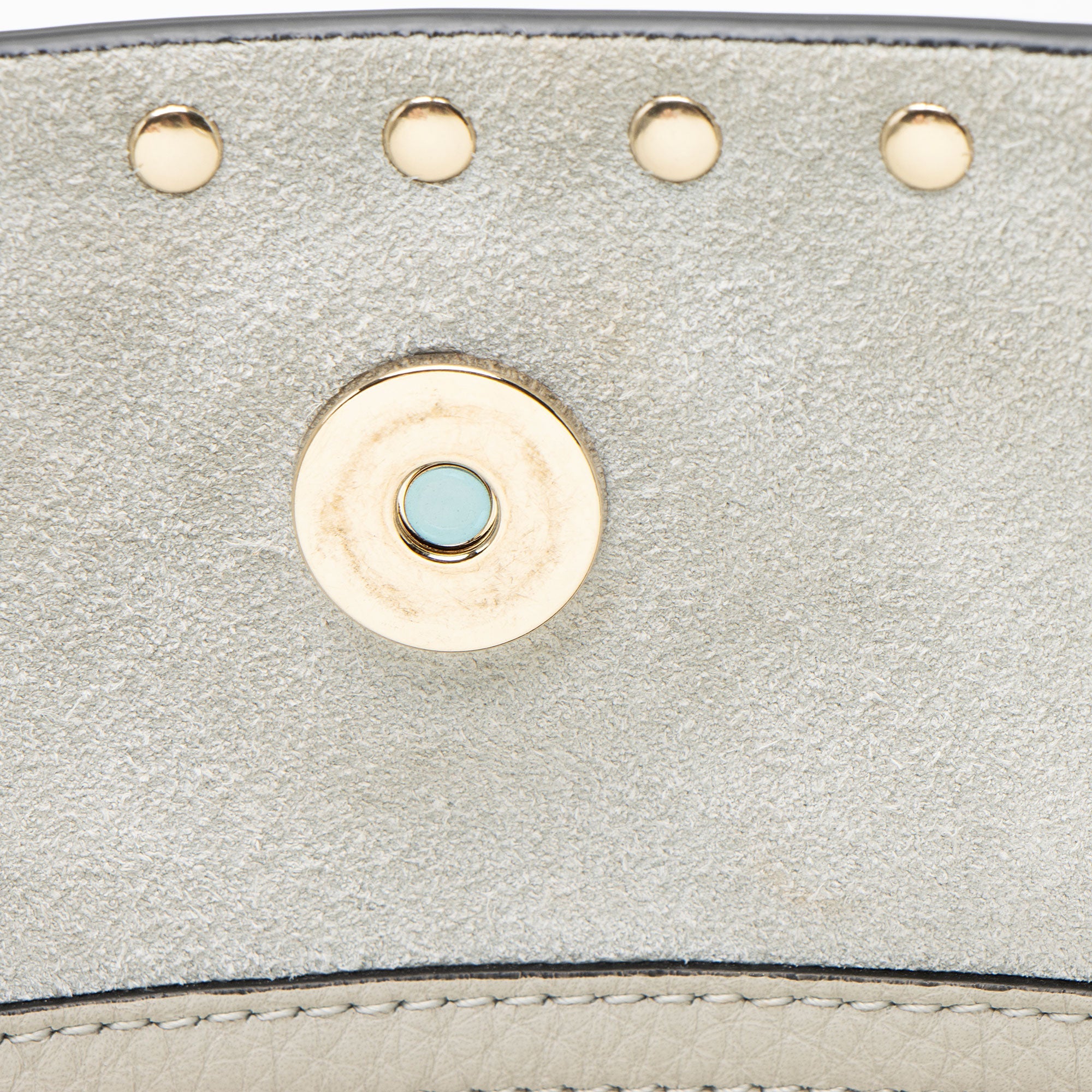 Valentino Grainy Calfskin Rockstud Tote