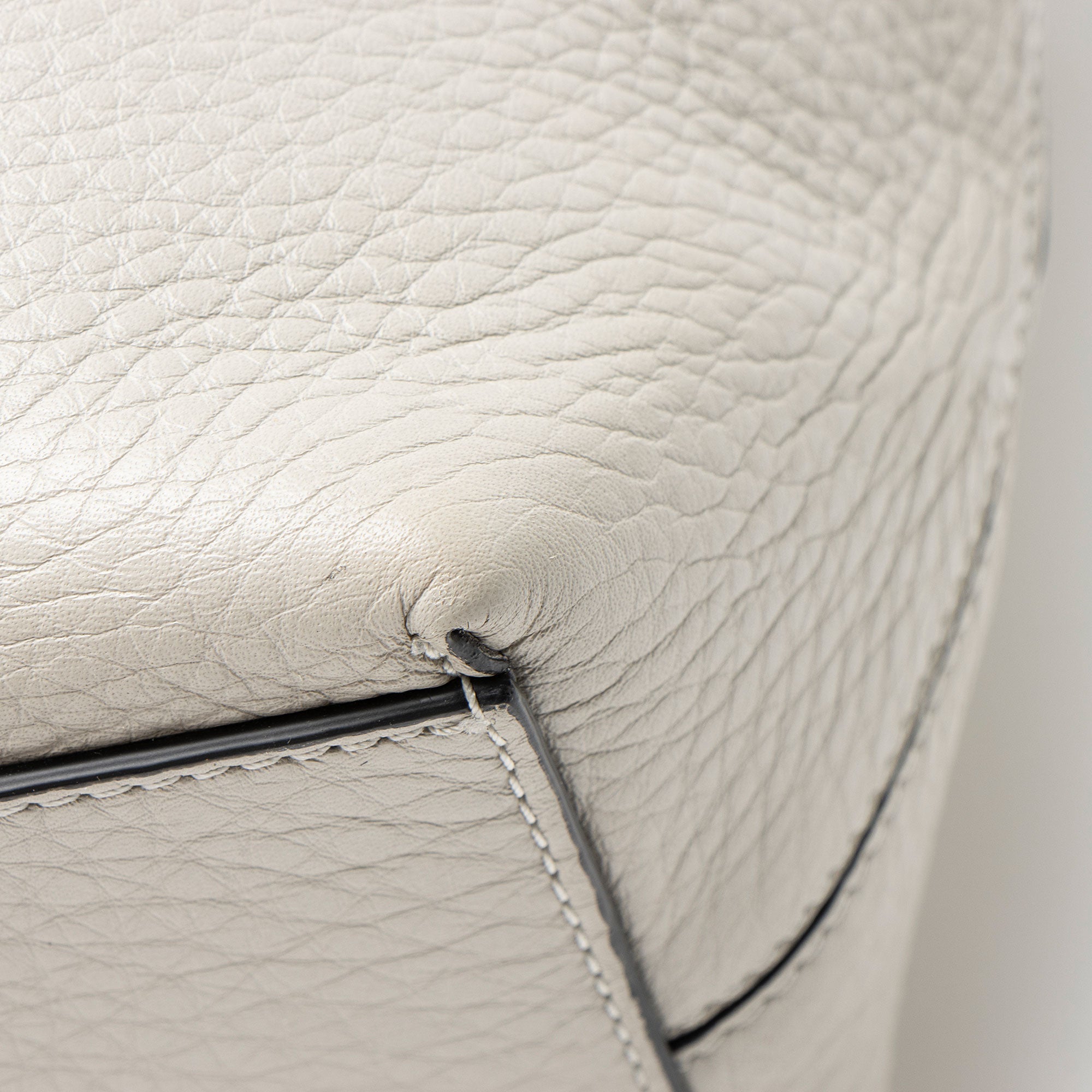 Valentino Grainy Calfskin Rockstud Tote