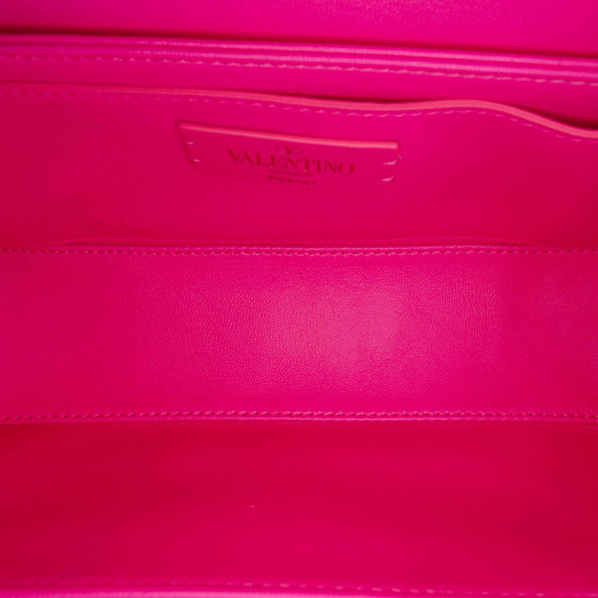 Valentino La Petit Leather Trimmed Toile Deuxieme Iconographe Satchel