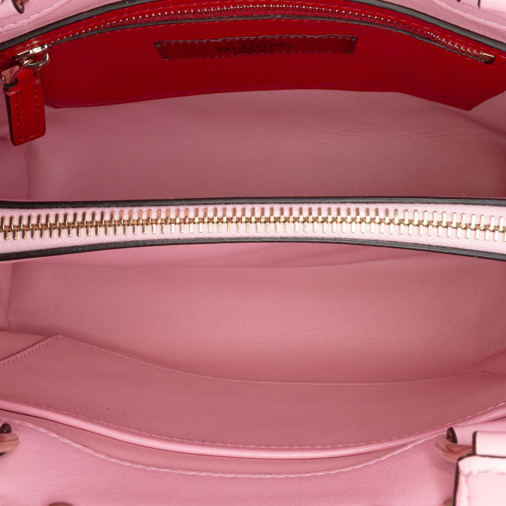 Valentino Lambskin Rockstud Spike Satchel