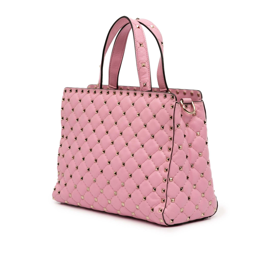 Valentino Lambskin Rockstud Spike Satchel