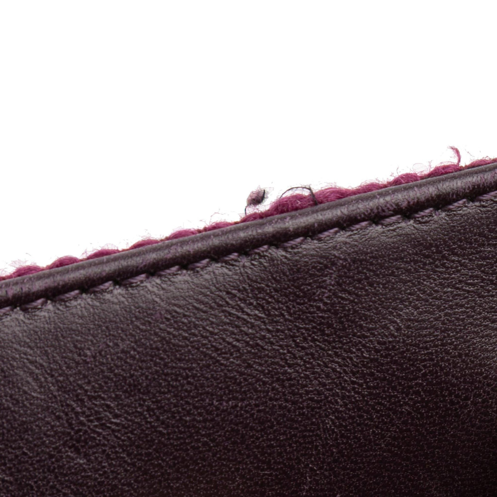 Valentino Large Knit Roman Stud Satchel
