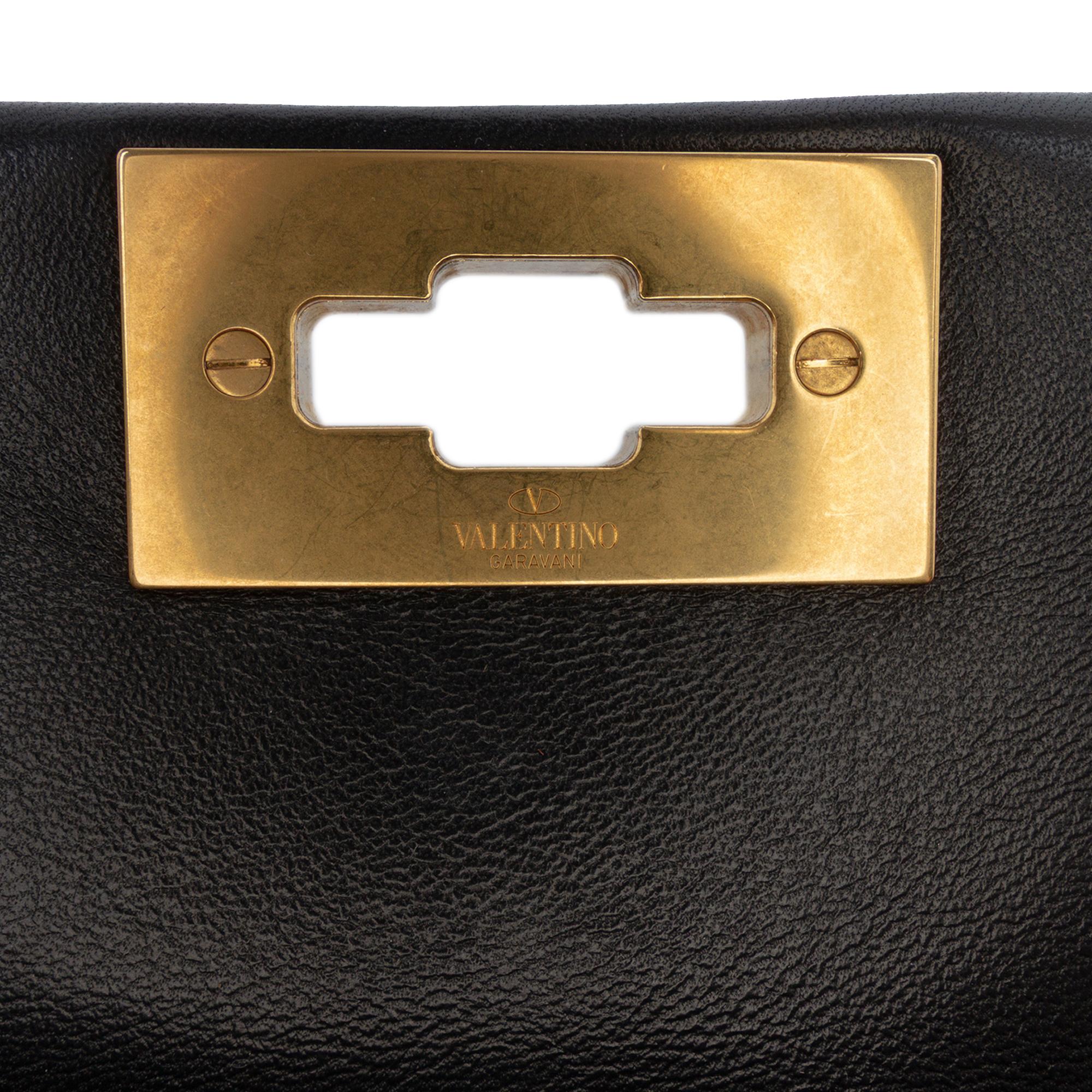 Valentino Large Nappa Roman Stud Satchel