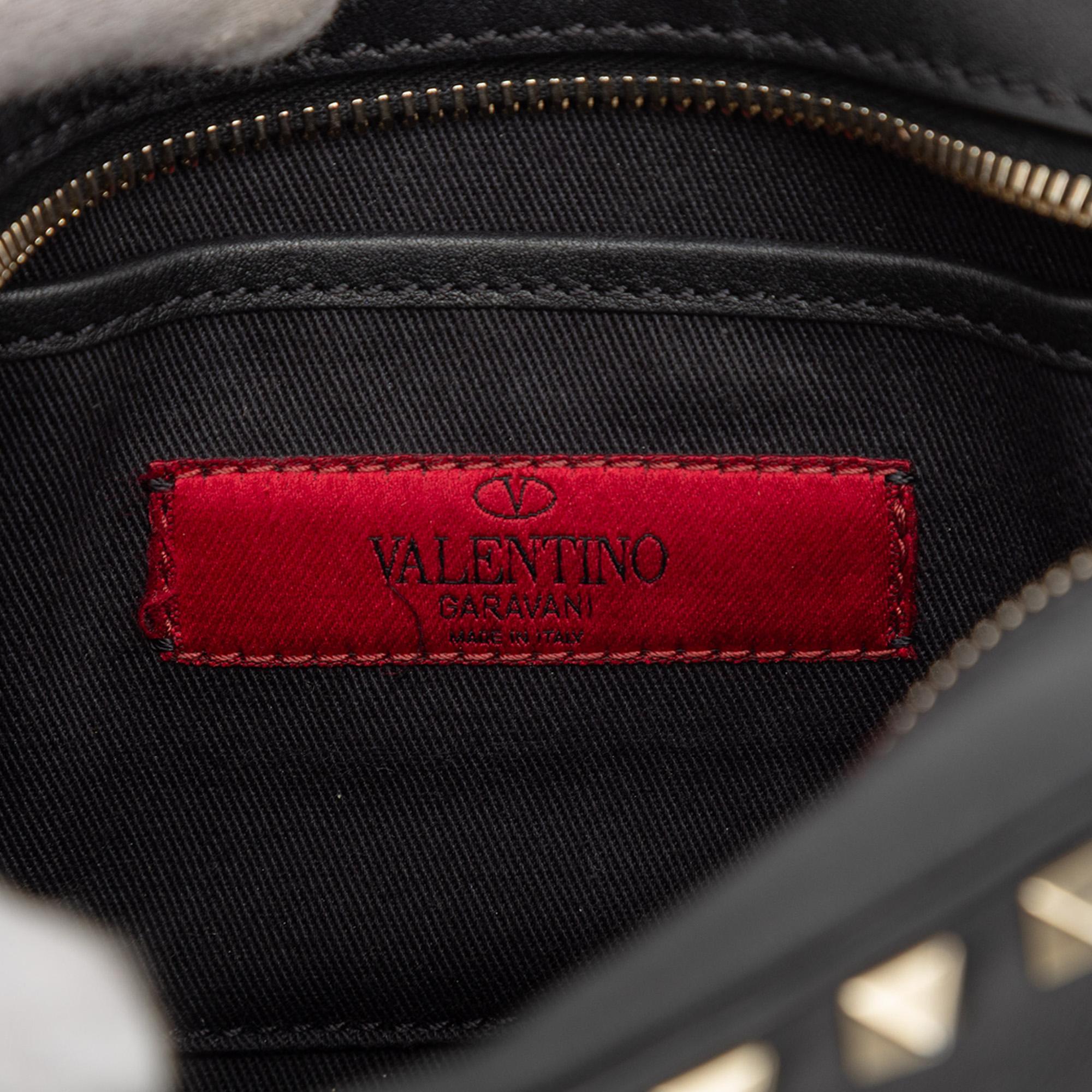 Valentino Leather Rockstud Camera Bag