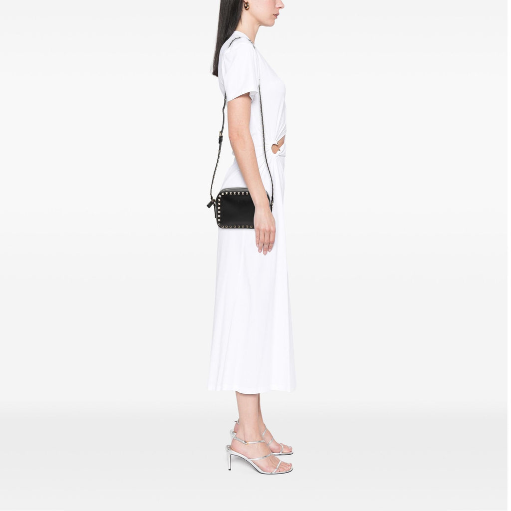 Valentino Leather Rockstud Camera Bag
