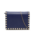 Valentino Leather Rockstud Chain Pouch
